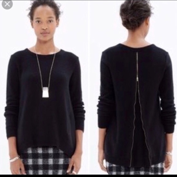Black Madewell Zipper Sweater Size Small - Picture 3 of 8